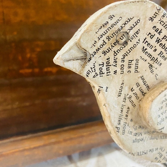 HOST PICK🕺🏽❤️Primitive Bird- Paper Bird Folk Art - Picture 5 of 5